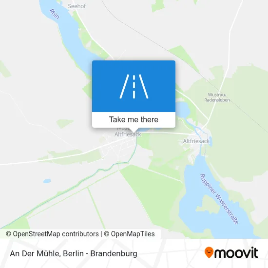 An Der Mühle map