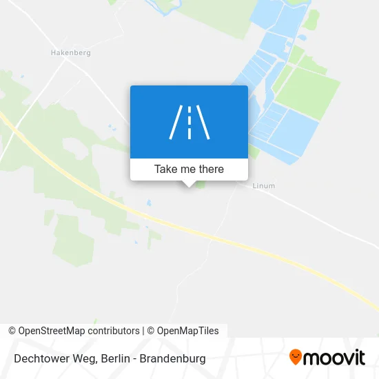 Dechtower Weg map