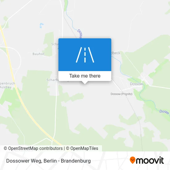 Dossower Weg map