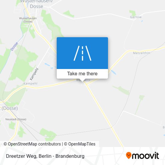 Dreetzer Weg map