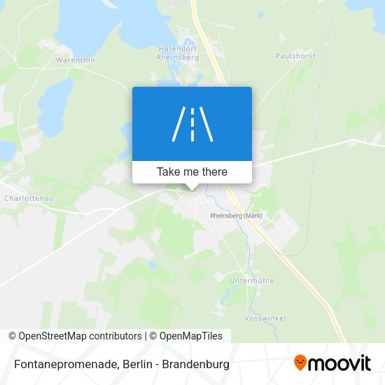 Fontanepromenade map