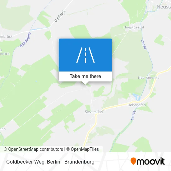 Карта Goldbecker Weg