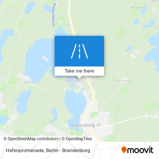 Hafenpromenade map