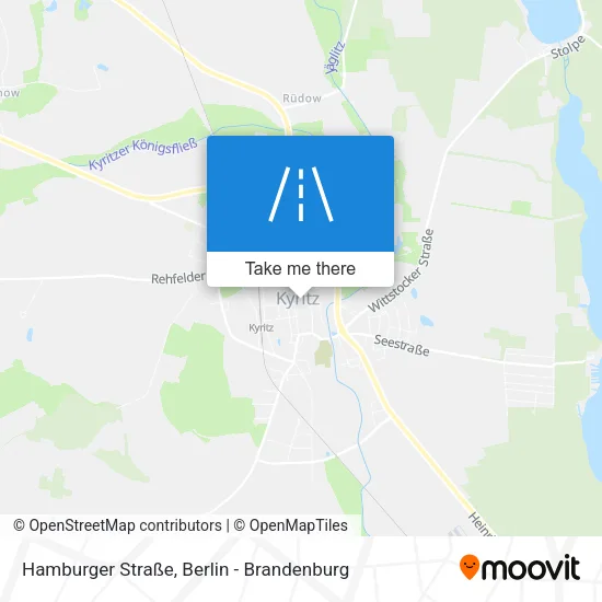 Карта Hamburger Straße