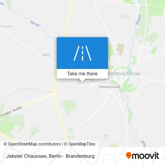 Jabeler Chaussee map