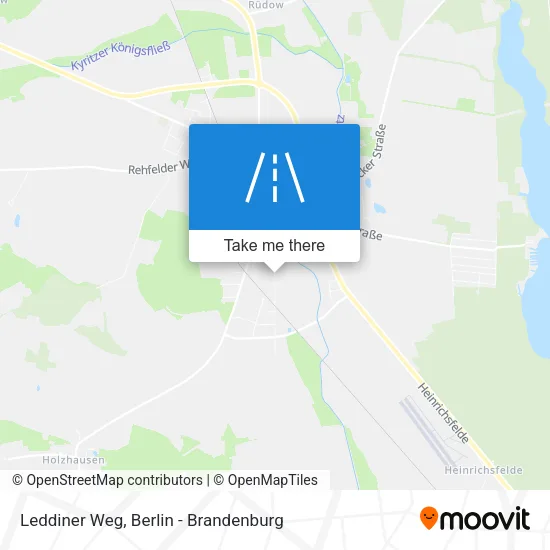 Карта Leddiner Weg
