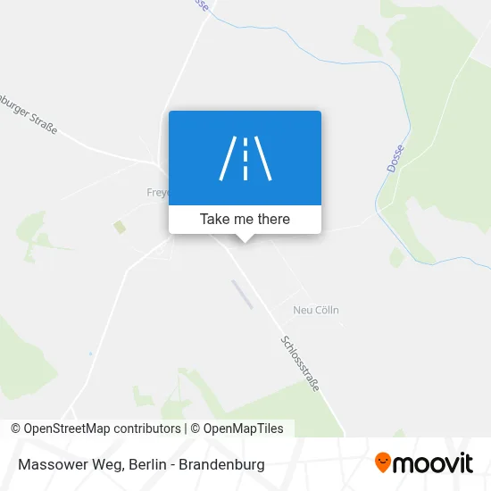 Massower Weg map