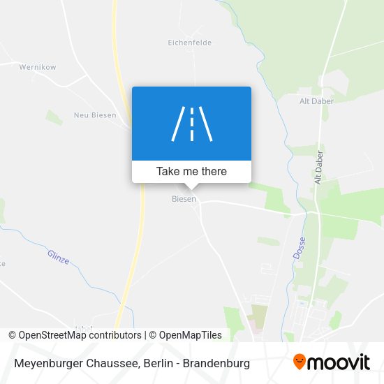 Meyenburger Chaussee map