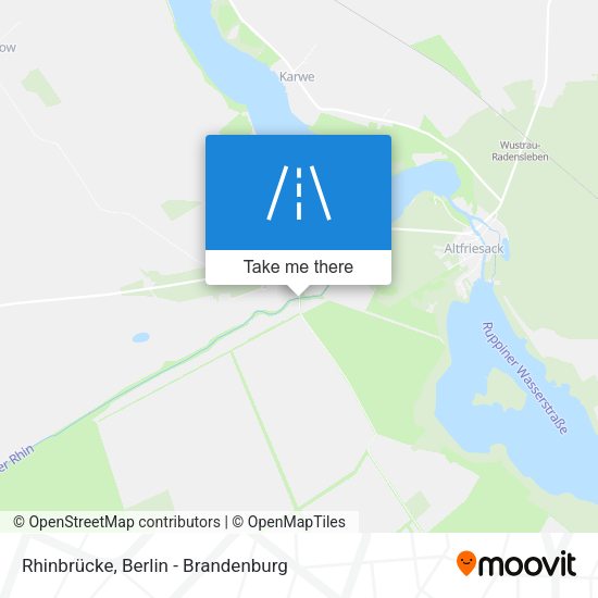 Rhinbrücke map