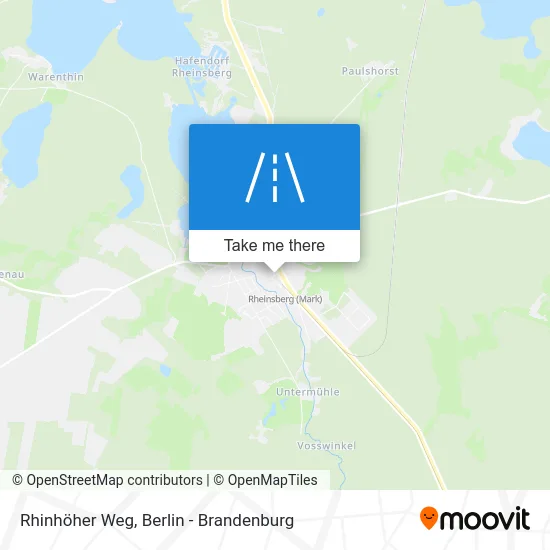 Rhinhöher Weg map