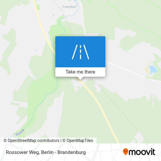 Rossower Weg map