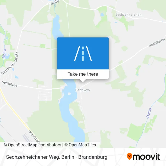 Карта Sechzehneichener Weg