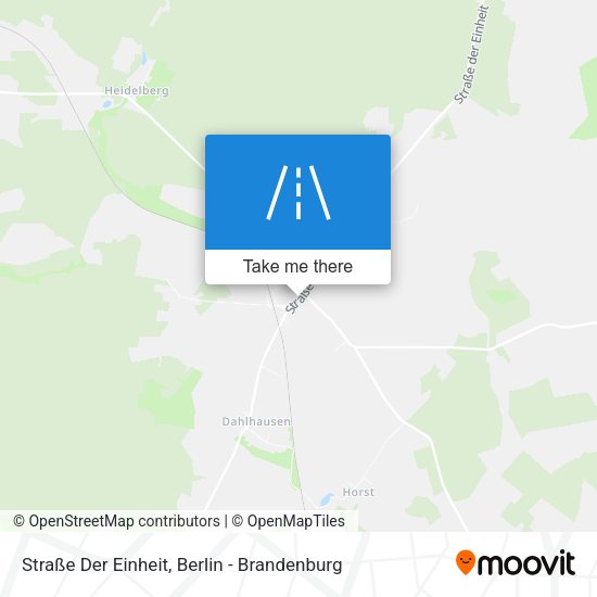 Straße Der Einheit map