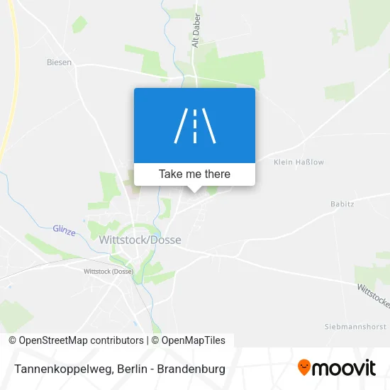 Карта Tannenkoppelweg