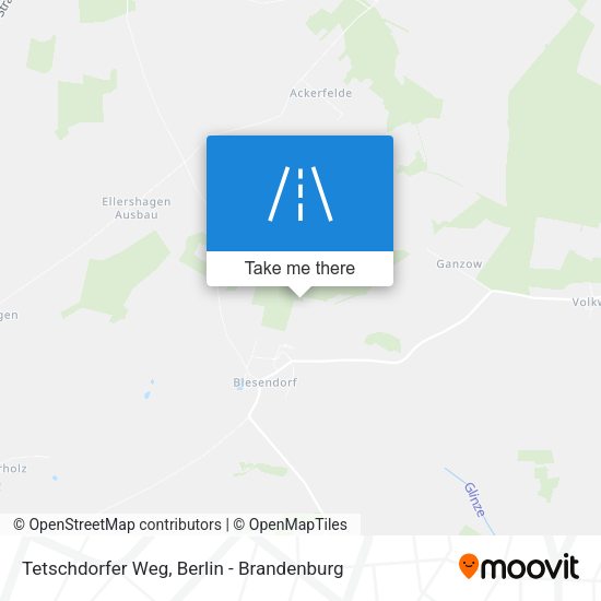 Tetschdorfer Weg map