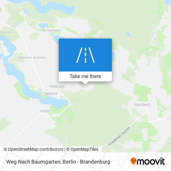 Карта Weg Nach Baumgarten