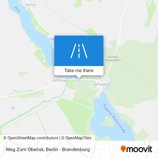 Карта Weg Zum Obelisk