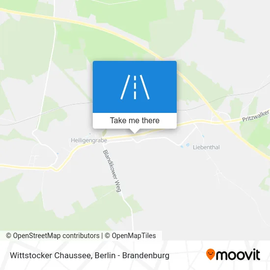 Wittstocker Chaussee map