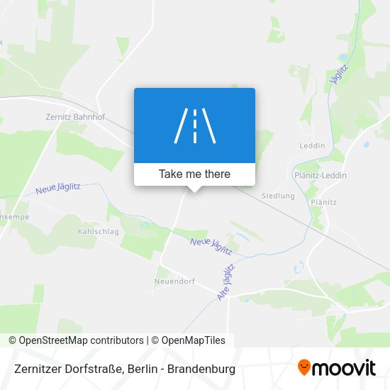 Zernitzer Dorfstraße map