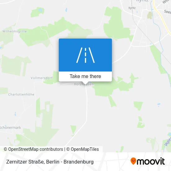 Карта Zernitzer Straße