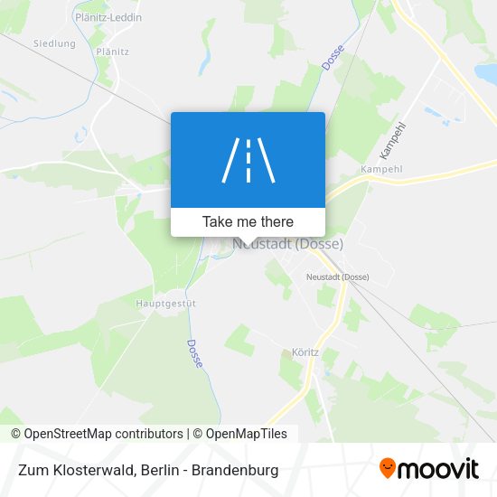 Zum Klosterwald map