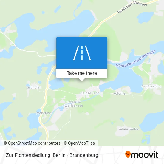 Карта Zur Fichtensiedlung