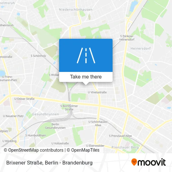 Карта Brixener Straße