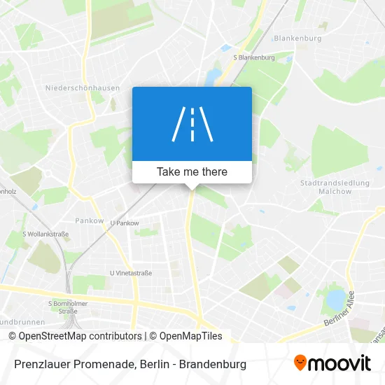 Prenzlauer Promenade map