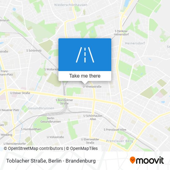 Toblacher Straße map