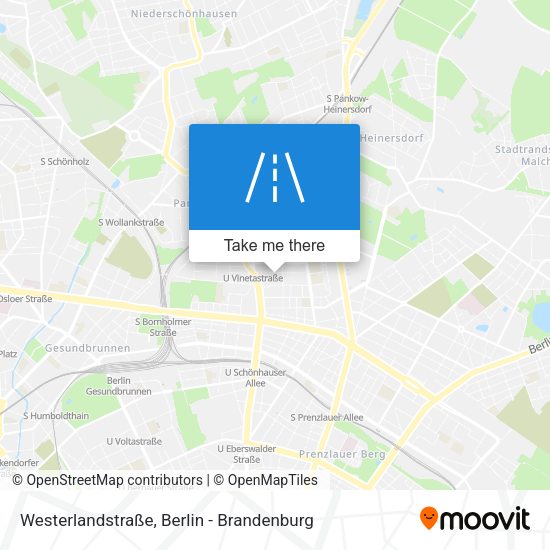 Westerlandstraße map