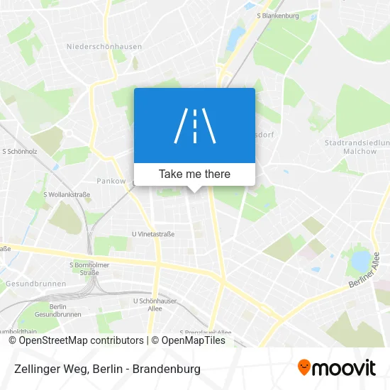 Карта Zellinger Weg