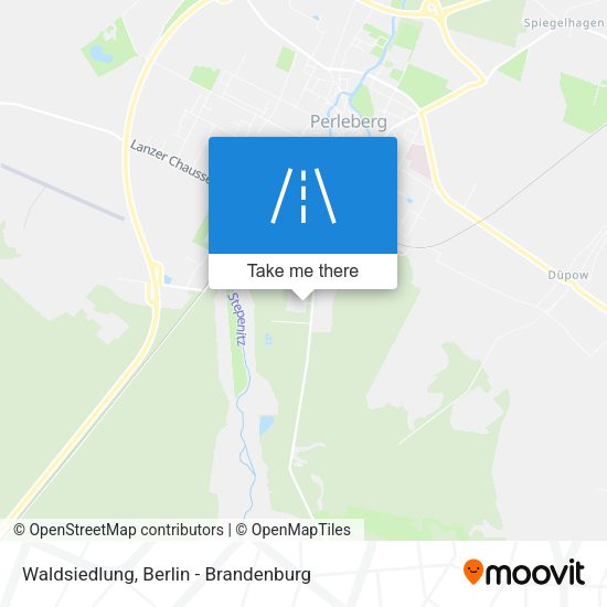 Waldsiedlung map
