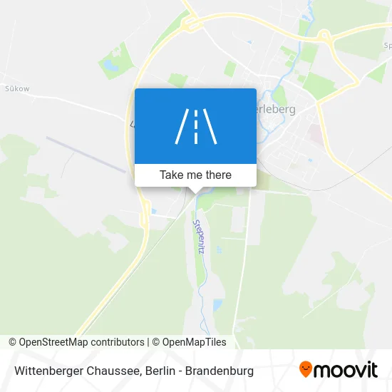 Wittenberger Chaussee map