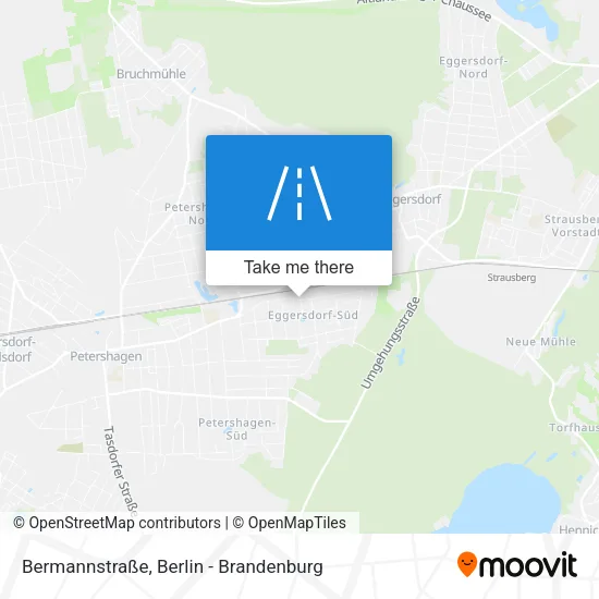Карта Bermannstraße