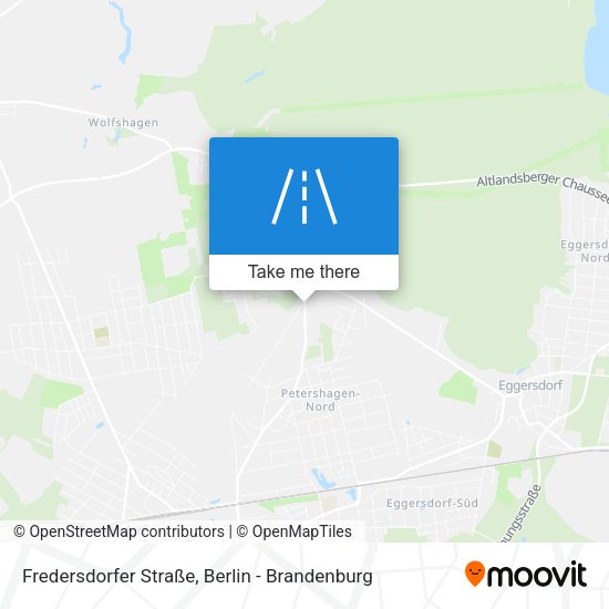 Fredersdorfer Straße map
