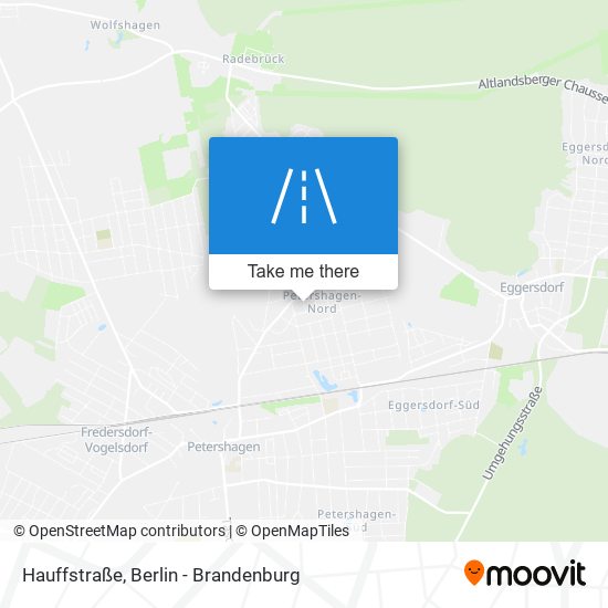 Карта Hauffstraße