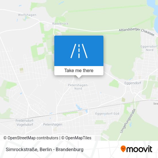 Simrockstraße map