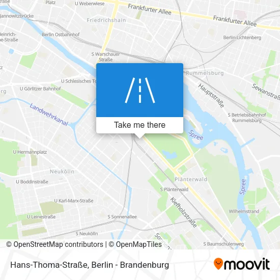 Карта Hans-Thoma-Straße