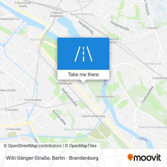 Карта Willi-Sänger-Straße