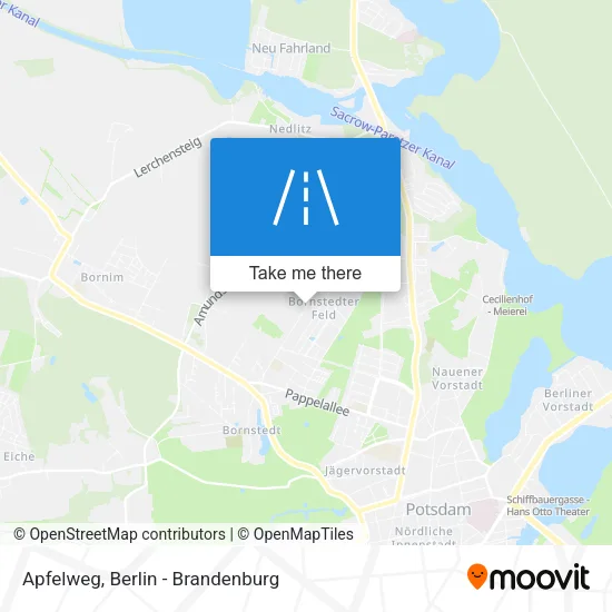 Карта Apfelweg