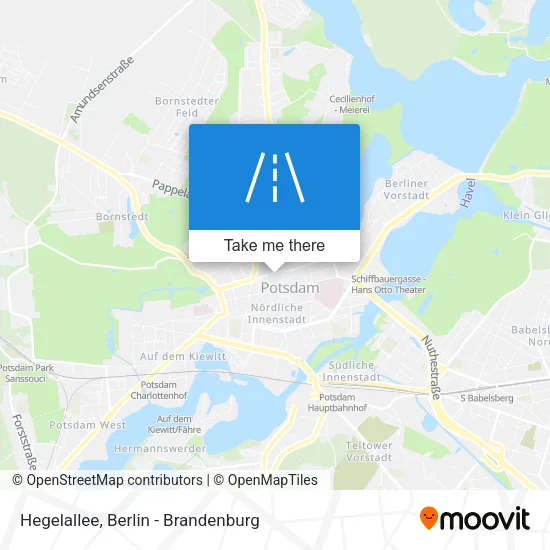 Карта Hegelallee