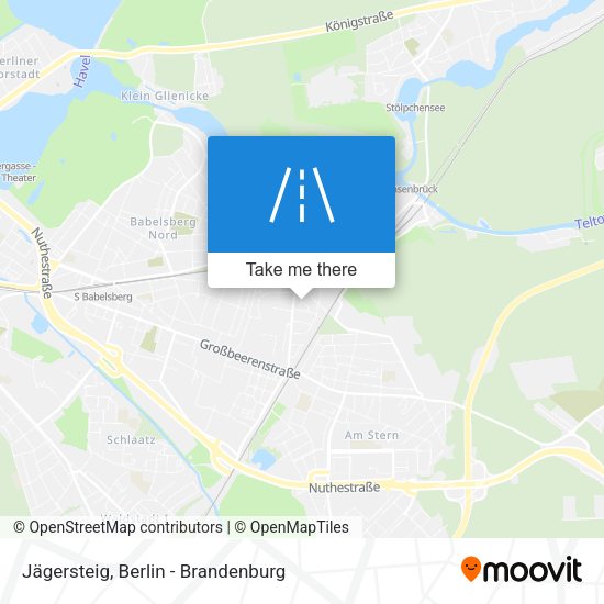 Jägersteig map