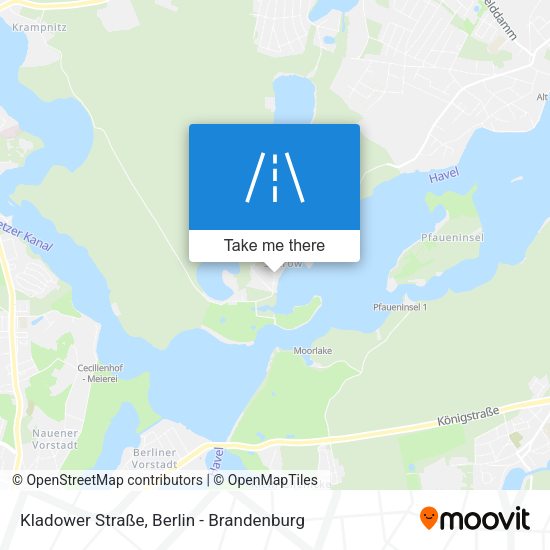 Kladower Straße map