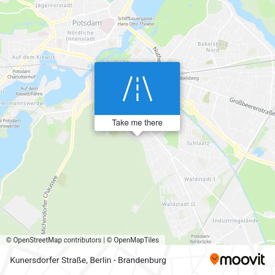 Карта Kunersdorfer Straße