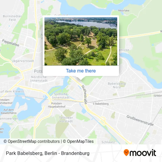 Park Babelsberg map