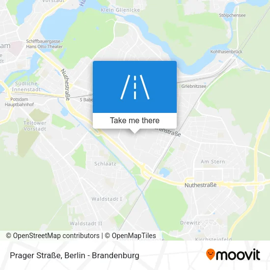 Карта Prager Straße