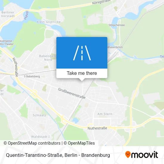 Карта Quentin-Tarantino-Straße