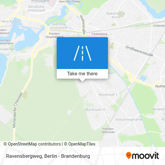 Ravensbergweg map