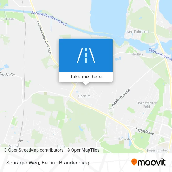 Карта Schräger Weg