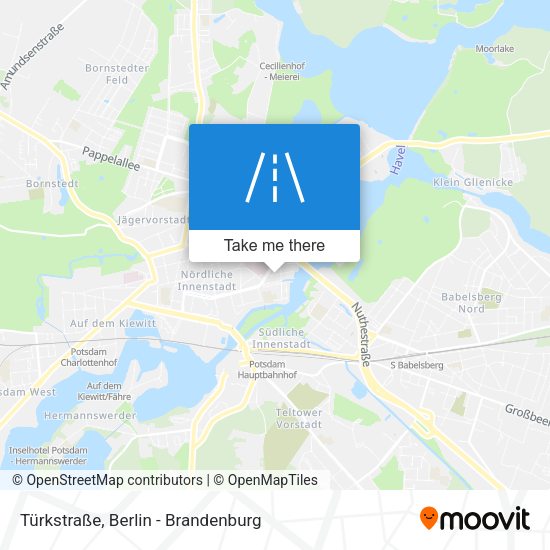 Türkstraße map